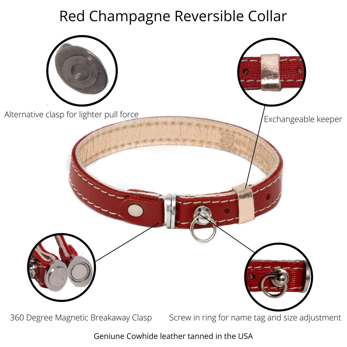 Leather cat collar, SMART collection, Chanel series